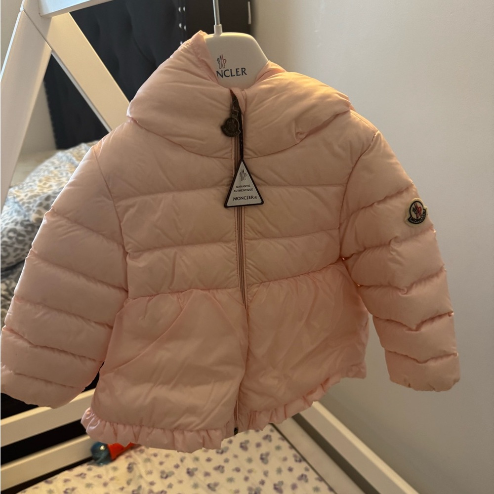 Moncler blush pink 12-18 month